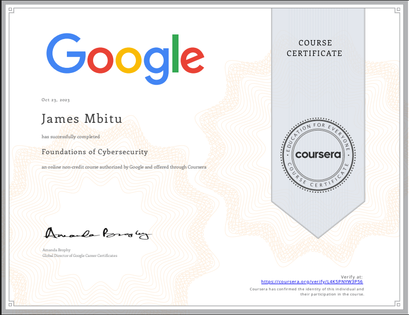Coursera Certified